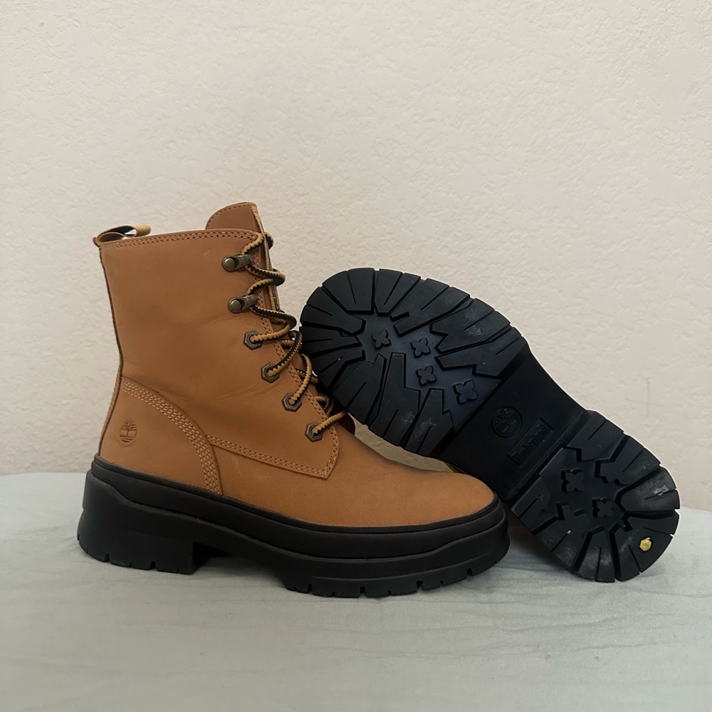 Timberland Wheat Lace-Up Boots